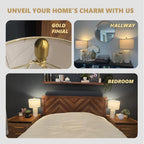 pokat 20.75" small modern ceramic table lamps set, close-up detail