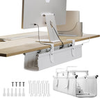 Ascrono Original No Drill Under Desk Cable Management Tray 27.3"