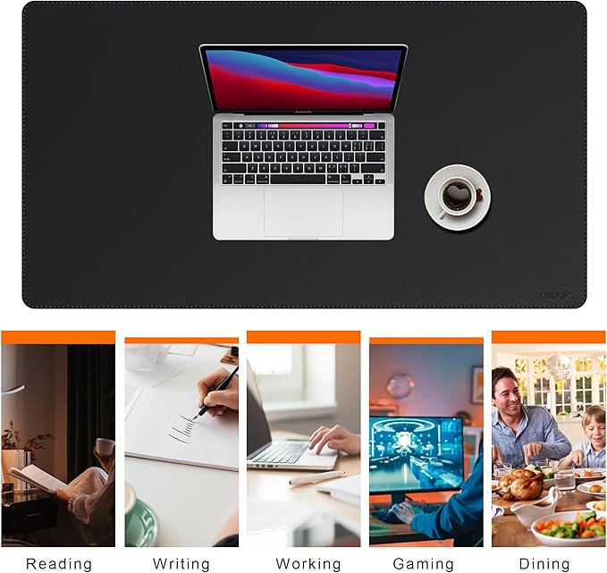 Mydours 43" x 24" Extra Large Desk Pad XXL, Desk Protector Mat - Image 6