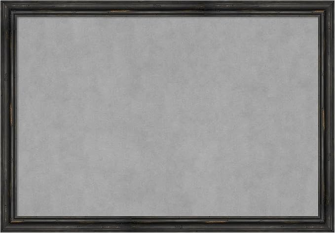 Amanti Art Black Framed Magnetic Board 27x39 Large Vision Board by AmantiArt