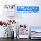 Argvey Acrylic Brochure Holder 8.5 x 11 inches, 2 Pack Clear Brochure Display - Image 4