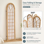 Aletheiawu Room Divider and Folding Privacy Screen, 4 Panel Japanese Shoji - Image 4