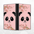 BWEGRHE Slim Credit Card Holder, Panda Sakura RFID Blocking Metal Wallet - Image 4