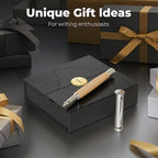 WEMATE Fountain Pen Set, Fine Nib, 1 Ink Converter, Smooth Writing, No Skips - Image 3
