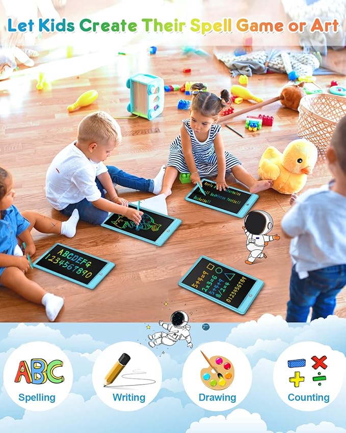 FLUESTON LCD Writing Tablet, Doodle Board Toys Gifts - Image 4