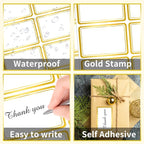 Yeachlaing 2" x 3" 200 PCS Name Labels, Waterproof Blank Name Tag Stickers - Image 3