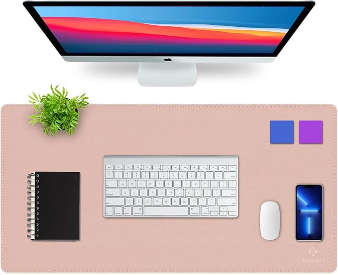 K KNODEL Desk Mat, Dual-Sided Office Desk Pad, Waterproof Desk Mat by K+KNODEL