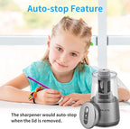 JARLINK Electric Pencil Sharpener, Heavy-Duty Helical Blade to Fast Sharpen - Image 9