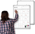 Lincia 24" x 18" Magnetic Vertical Monthly Dry Erase Calendar by Lincia