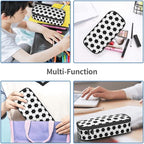 Soccer Texture Pencil Case Big Capacity Storage Pencil Pouch Stationery Bags - Image 8
