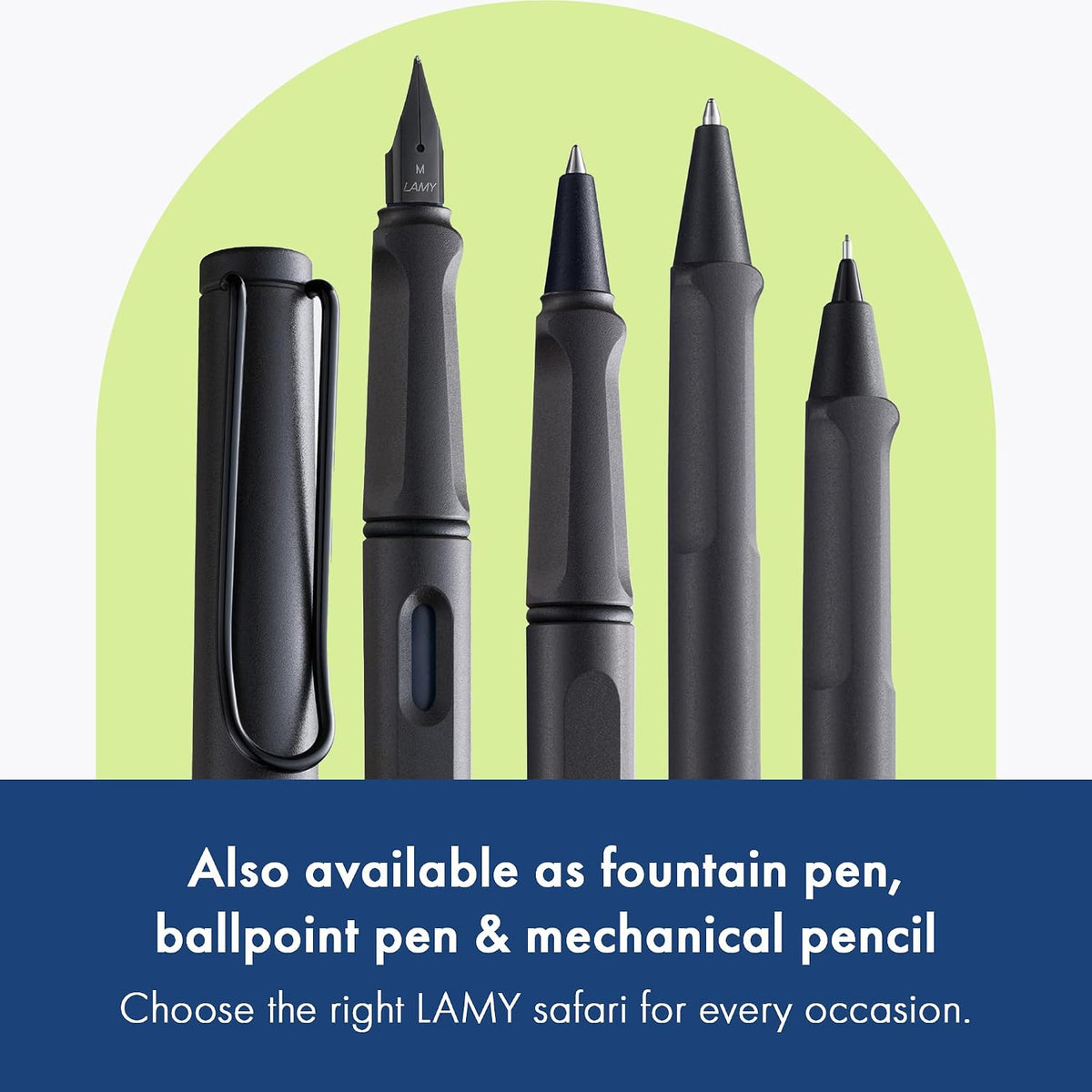 Lamy safari umbra - Rollerball Pen with ergonomic grip & line width M - f...