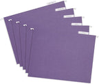 25 Blue Summit Supplies Purple Hanging File Folders - Image 7
