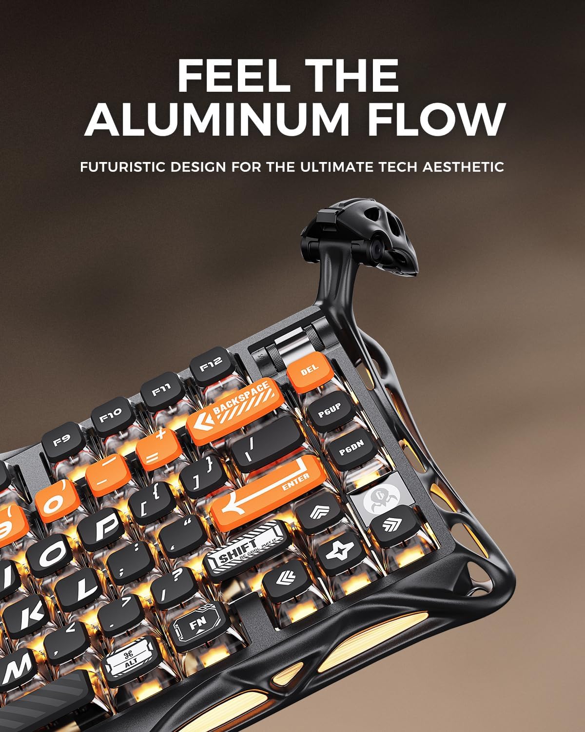 GravaStar Mercury K1 Pro 75% Wireless Mechanical Gaming Keyboard, Hot-Swap