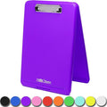 Think2Master Purple Plastic Storage Clipboard. | 25% Heavier & 25% Sturdier| by Think2Master