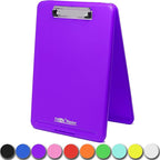 Think2Master Purple Plastic Storage Clipboard. | 25% Heavier & 25% Sturdier| by Think2Master