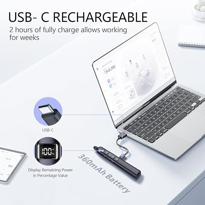Norwii N21 Bluetooth Presentation Clicker - Image 6