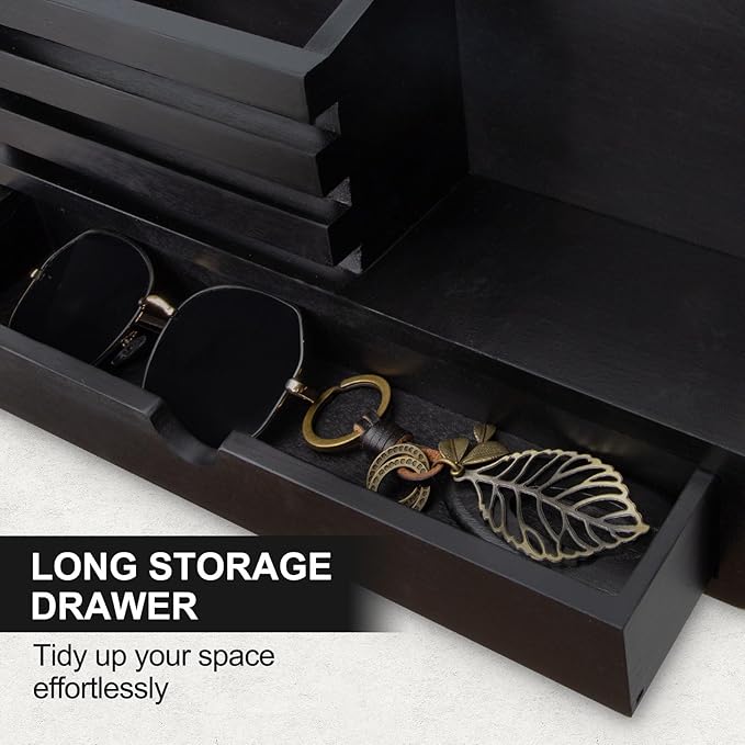 Lucundm Key Holder Wall Mount, Mail Holder - Image 3