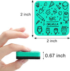 OWLKELA 30 Pack Whiteboard Eraser, Magnetic Cyan Whiteboard Eraser - Image 2
