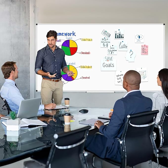 XBoard Magnetic Dry Erase Board 4' x 8' Wall Mounted, Large Whiteboard 96 x 48 - Image 5