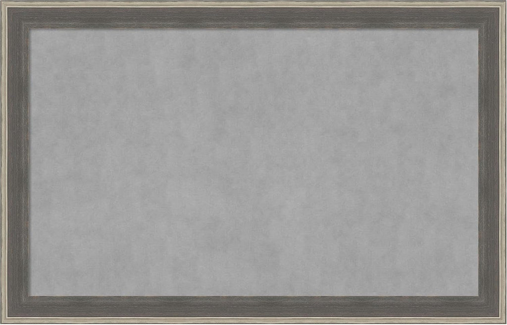 Amanti Art Grey Framed Magnetic Board 29x45 Large Vision Board