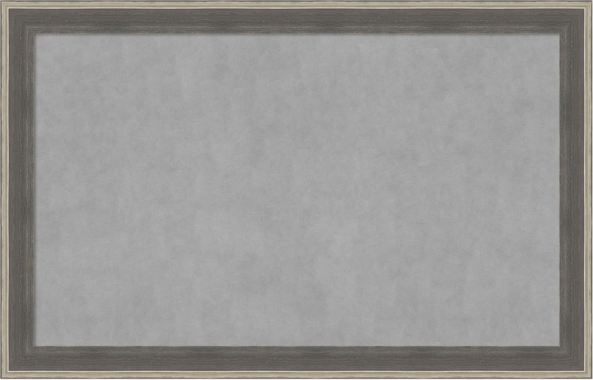 Amanti Art Grey Framed Magnetic Board 29x45 Large Vision Board