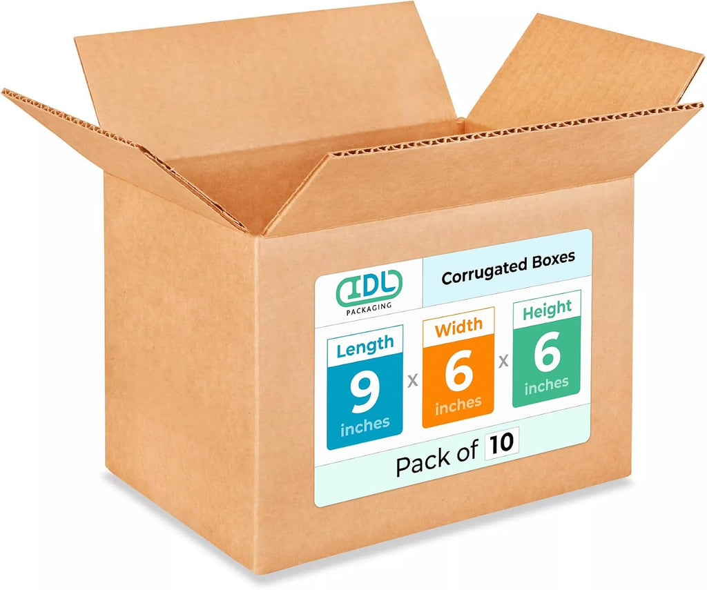 Small Moving & Shipping Boxes 9x6x6 inches
