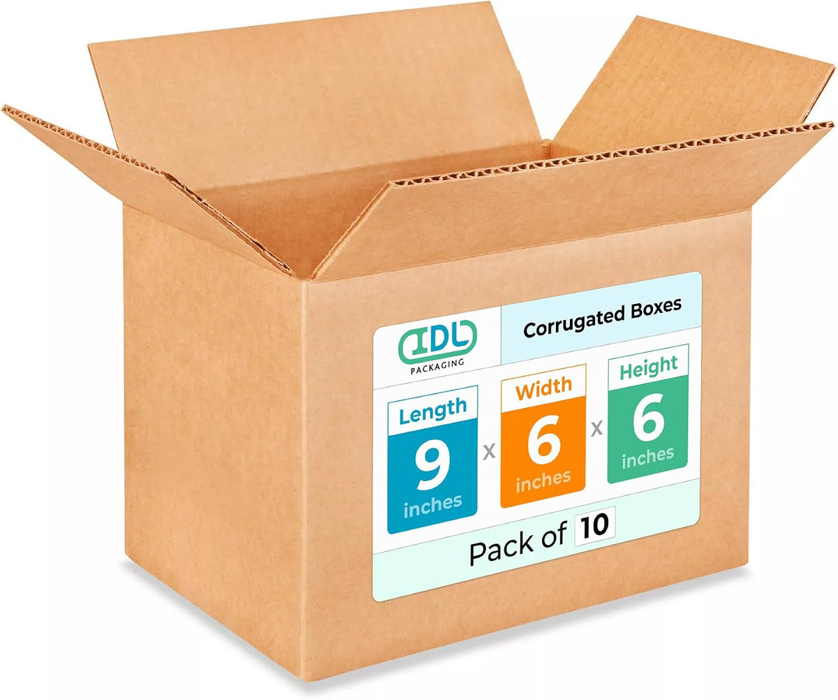 Small Moving & Shipping Boxes 9x6x6 inches