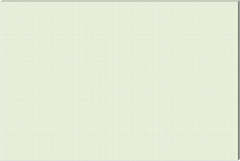 Fuyoooo 25 Sheet Graph Paper Pad 24" x 36" Large Graph 1" and 1/4" Ruled Grid