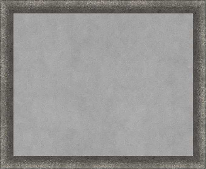 Amanti Art Grey Framed Magnetic Board 18x22 Small Vision Board by AmantiArt