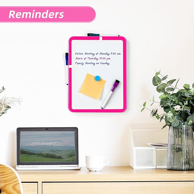 VUSIGN Small White Board Dry Erase, 8.5'' x 11'' Magnetic Dry Erase Board - Image 3
