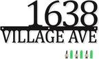 Metal House Numbers for Outside, Address Numbers for House, Address Signs for by HYTSIGN