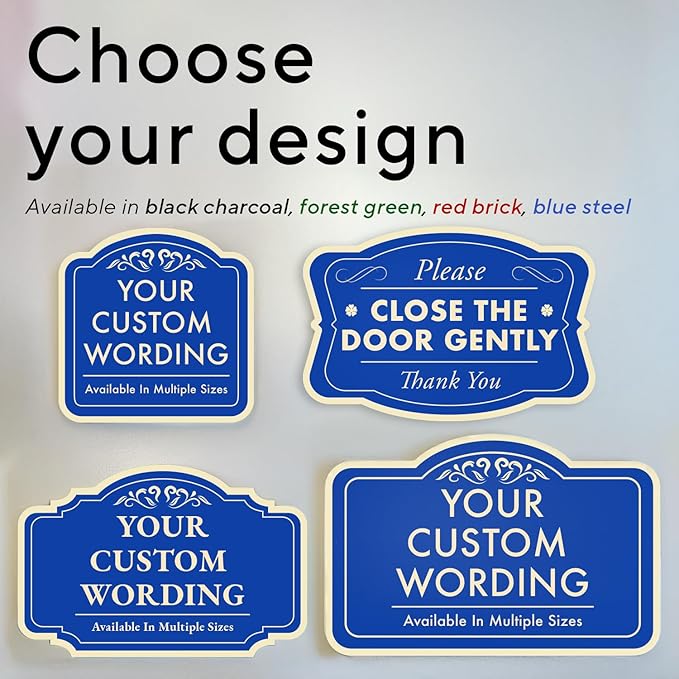 Custom Decorative Outdoor Metal Signs, Personalized Aluminum Signs, Customized - Image 3