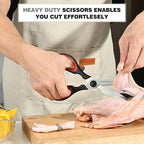 Kitchen Cooking Shears Heavy Duty Kitchen Scissor with, Detachable, All Purpose - Image 5