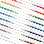Grabie Capped Glitter Gel Pens 18 Colors, Metallic Vibrant Sparkle Gel Pens - Image 2