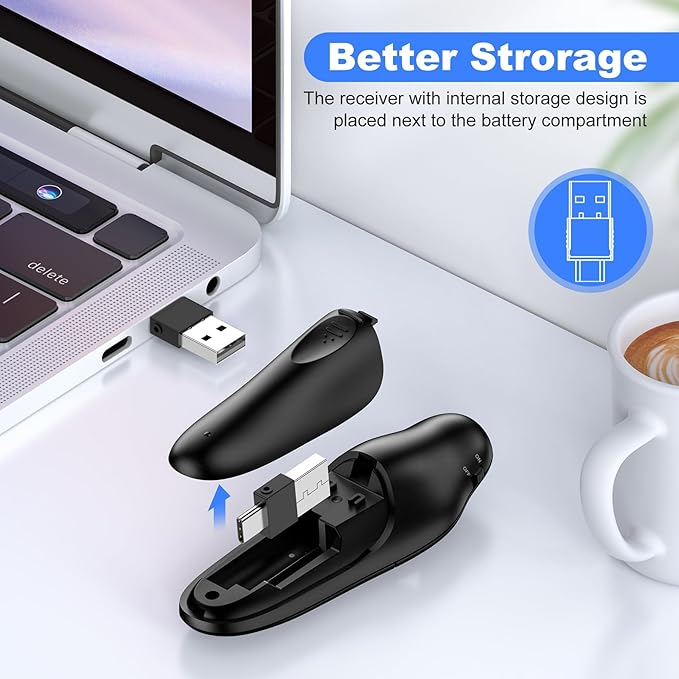 USB Type C Presentation Clicker Wireless Presenter Remote Clicker - Image 4
