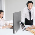 6 Pcs Desk Divider Privacy Panel 20 x 24 Clamp-on Acoustic Freestanding Desktop - Image 7