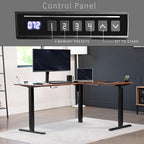 VIVO Electric Corner 63 x 47 inch L-Shaped Standing Desk, Memory Height - Image 5