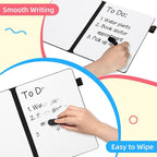 AGM Portable White Board Dry Erase Notebook, 8.4" x 6" Double Sided Folding - Image 3