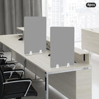 4 Pcs Desk Divider Privacy Panel, 23.6”L X15.8”W Frosted Acrylic Desk Privacy - Image 6