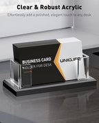Uniclife Acrylic Business Card Holder - Image 2