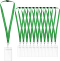12-Pack Green Breakaway Lanyards by WEZEBEL