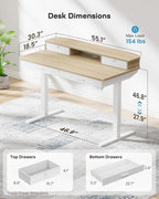 HUANUO 55 x 30 inch Electric Standing Desk - Image 3