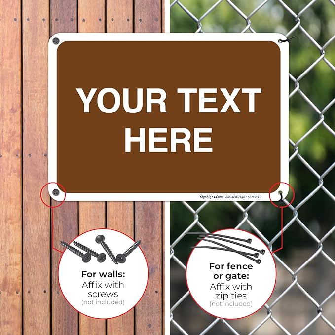 Custom Sign, Personalized Metal Signs, Customize - Image 4