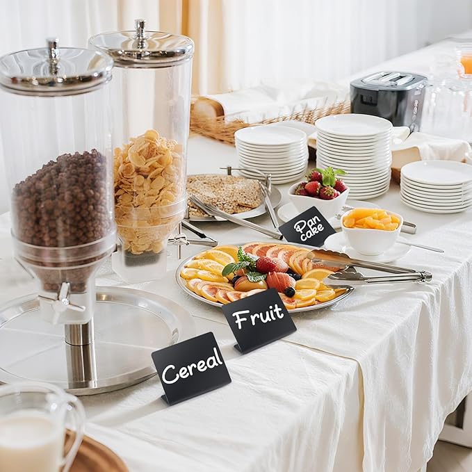 12PCS Mini Chalkboard Signs, Reusable Table Sign Chalk Board - Image 4
