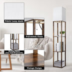 RUNTOP Floor Lamp with Shelves, Modern Shelf Lamp - Image 6