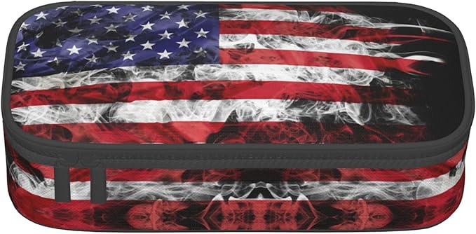 YIJIUWKIS Kids Pencil Case for Boys Girls, Usa Flag Style Pencil Pouch Big - Image 6