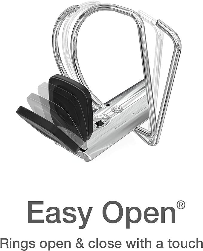Oxford 3 Ring Binders, 0.5 inch ONE-Touch Easy Open D Rings, Durable Binders - Image 2