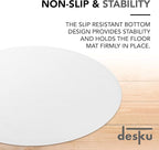DESKU - Circle Gaming Chair Mat, Computer and Office Chair Mat - Image 4