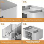 Marbrasse Pen Organizer with 2 Drawer, Desk Organizers and Accessories with 5 - Image 6