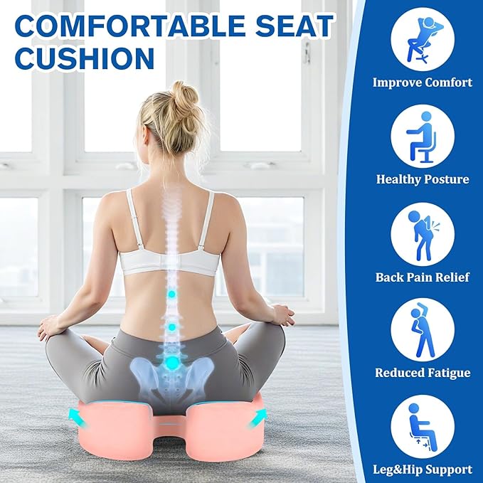 CushyOasis Seat Cushion, Chair Cushions, Office Chair Cushions, Anti-Slip - Image 5